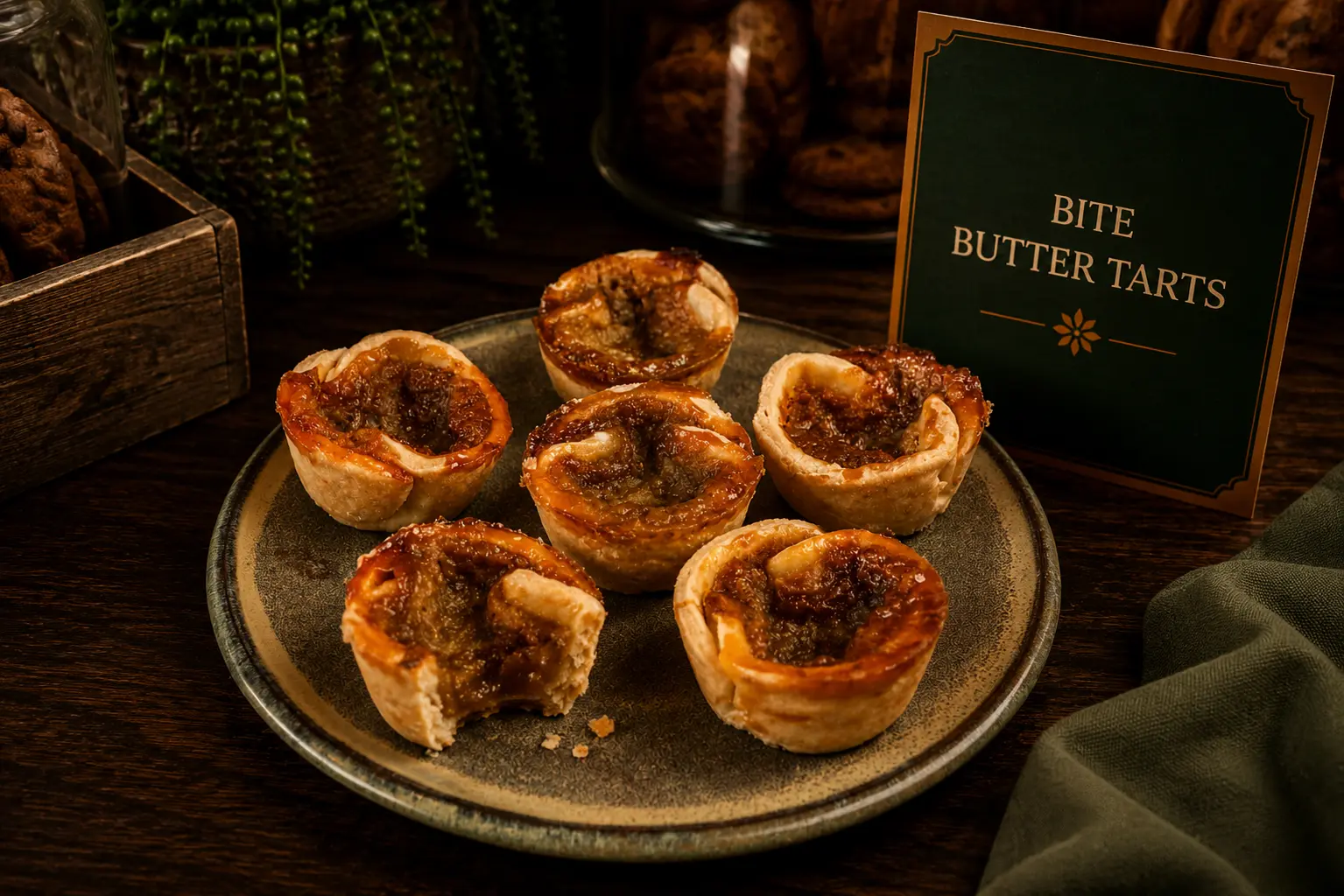 Bite Butter Tarts from Town Talk Bakery in Mississauga Bite Butter Tarts from Town Talk Bakery in Mississauga