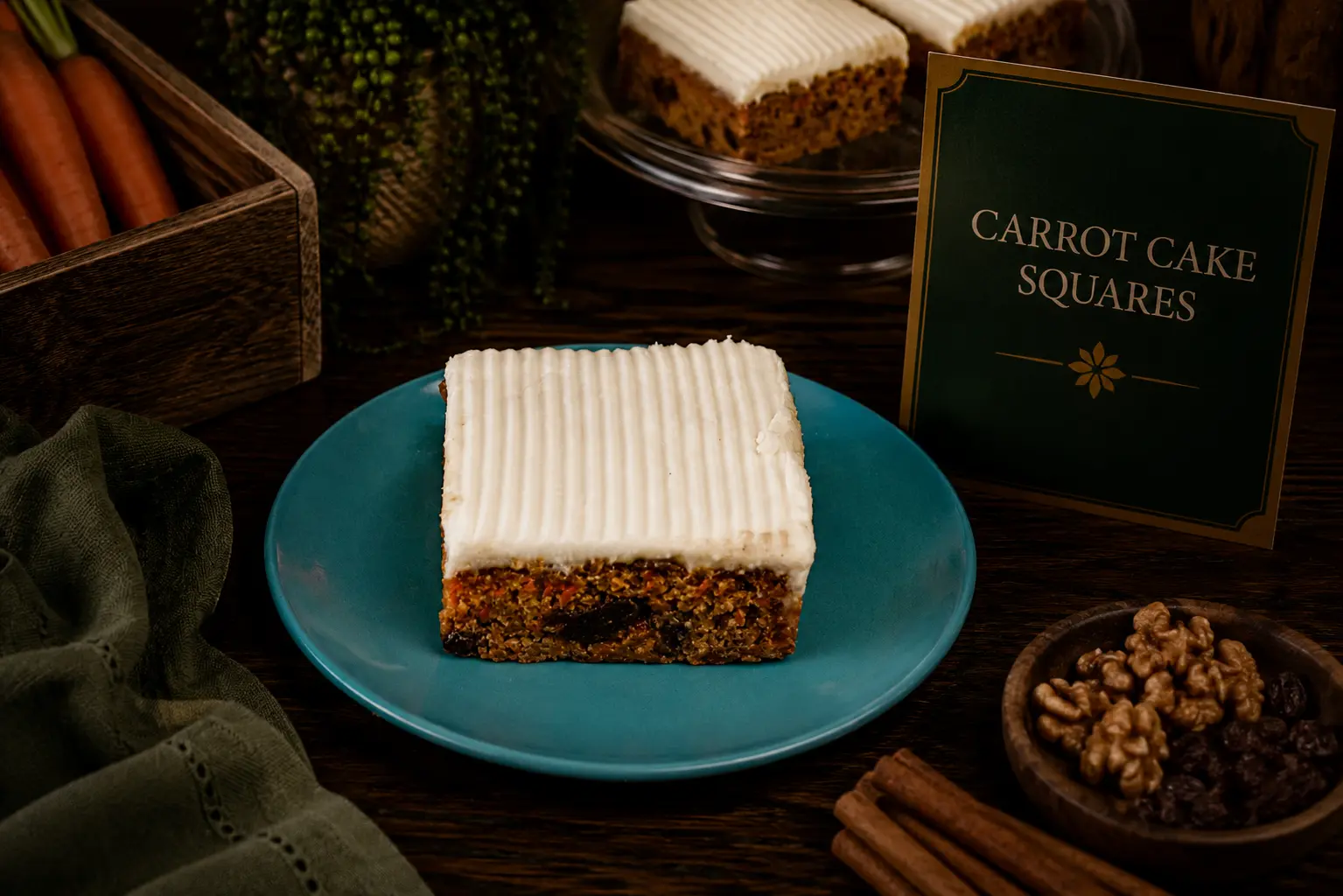 Carrot Cake Squares from Town Talk Bakery in Mississauga Carrot Cake Squares from Town Talk Bakery in Mississauga