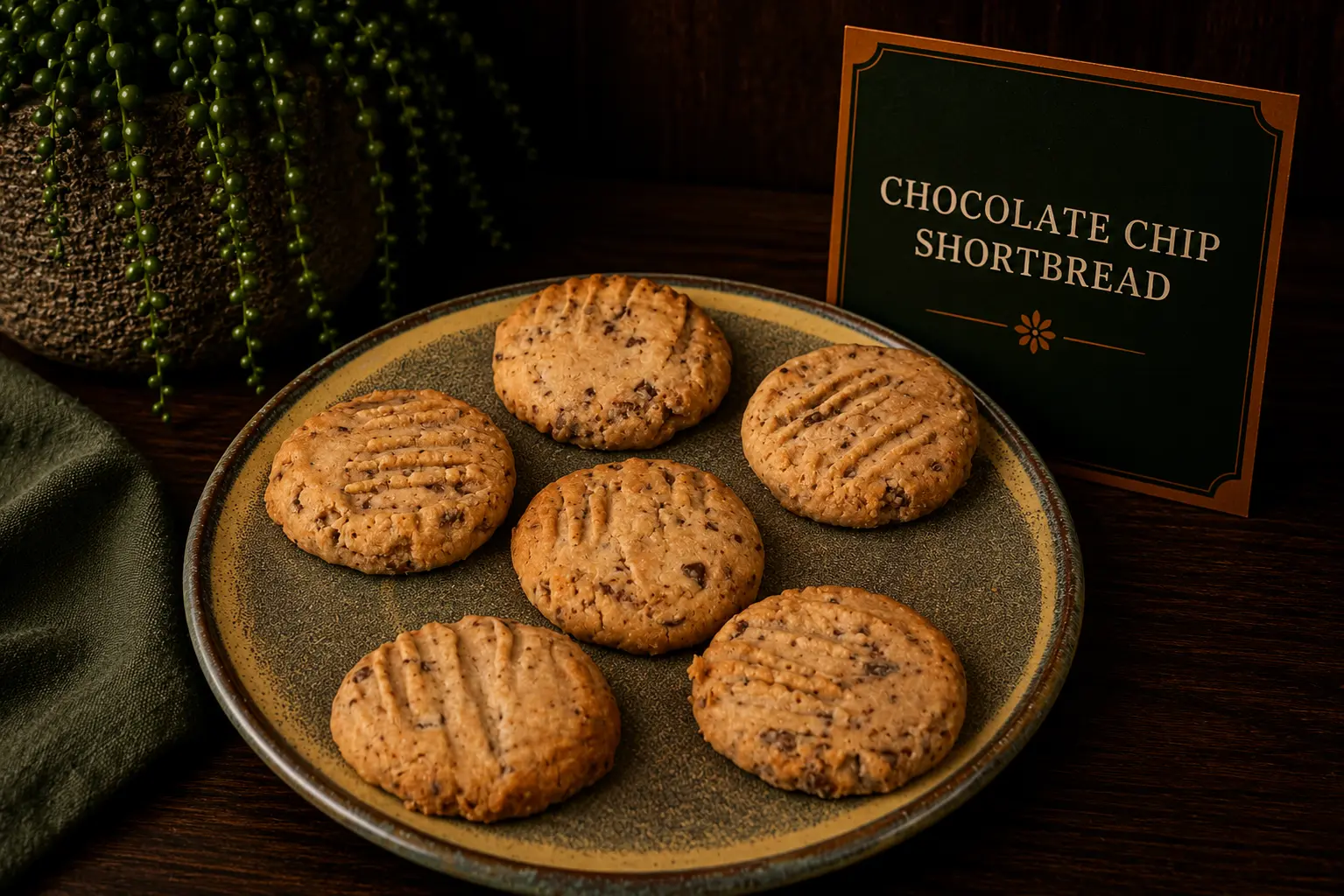 Chocolate chip shortbread from Town Talk Bakery in Mississauga Chocolate chip shortbread from Town Talk Bakery in Mississauga