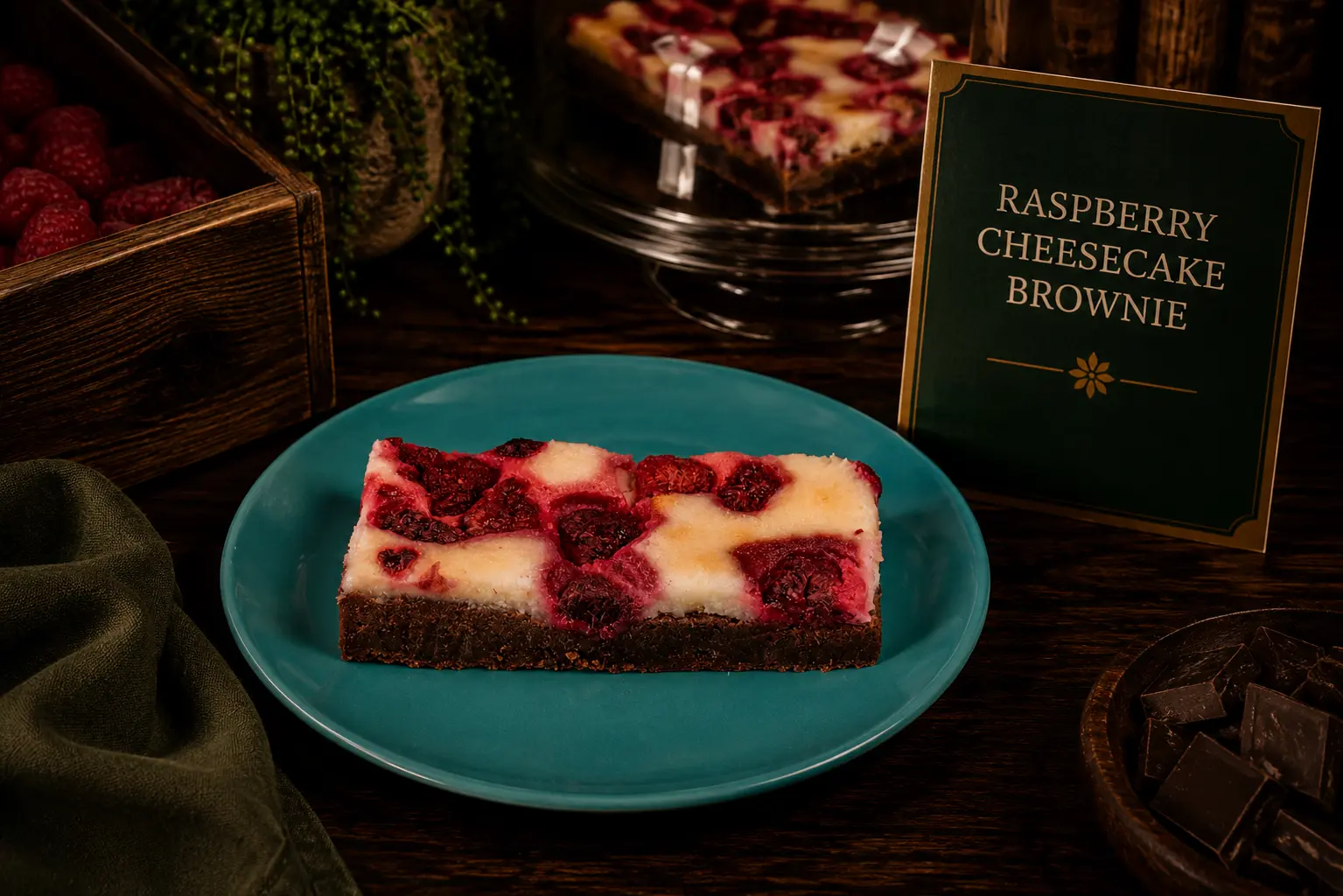 Raspberry Cheesecake Brownie from Town Talk Bakery in Mississauga Raspberry Cheesecake Brownie from Town Talk Bakery in Mississauga